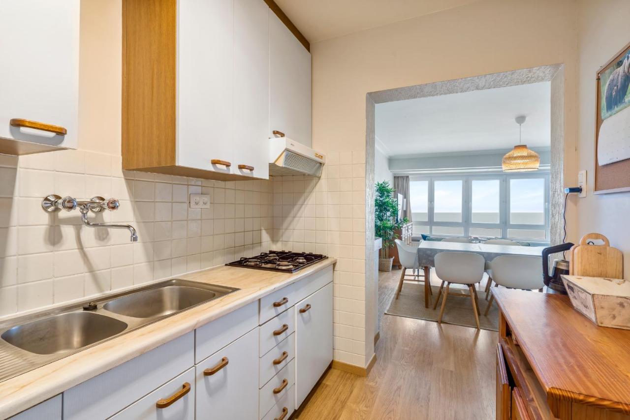 Appartement Zonnig Familie App Op Zeedijk Met Zeezicht Voor 6P à Ostende Extérieur photo